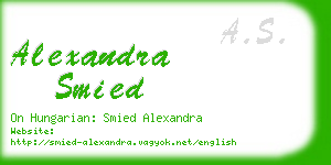 alexandra smied business card